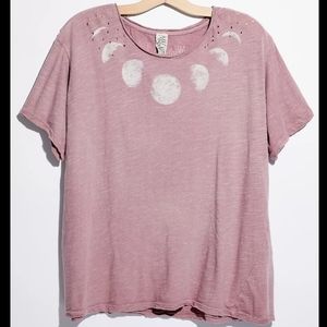 New magnolia pearl moon evolution phase tee pink T